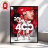 Mike Trout Reaches 400 Career Home Runs With Los Angeles Angels 2025 MLB Season Home Decor Poster Canvas