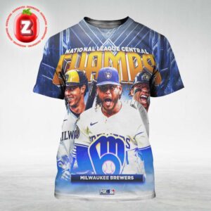 Milwaukee Brewers Crowned 2025 National League Central Champions All Over Print Shirt