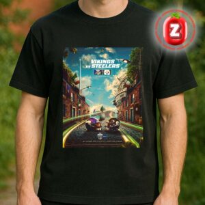 Minnesota Vikings vs Pittsburgh Steelers International Showdown NFL Dublin Game American Football On October 28 2025 Unisex T-Shirt