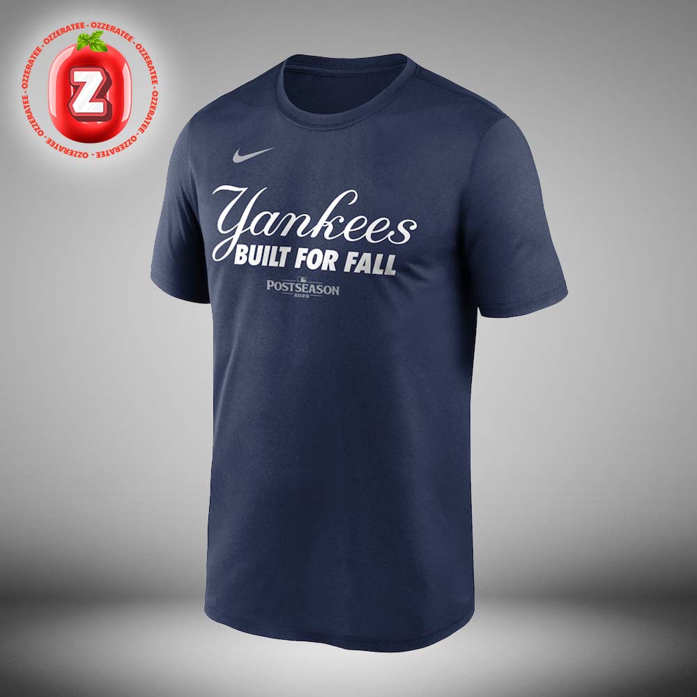 New York Yankees Nike Navy 2025 MLB Postseason Authentic Collection Legend Unisex T-Shirt