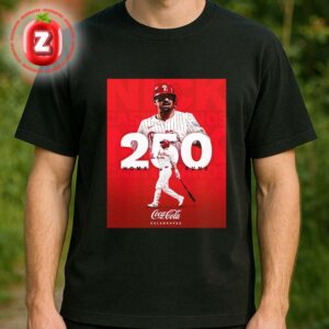 Nick Castellanos 250 Career Home Runs Philadelphia Phillies Milestone Artwork Unisex T-Shirt