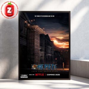 One Piece Anime Poster At Netflix In Streaming On 2026 Into The Grand Line Artwork Home Decor Poster Canvas
