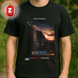 One Piece Anime Poster At Netflix In Streaming On 2026 Into The Grand Line Artwork Unisex T-Shirt