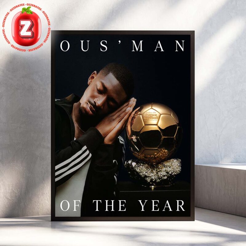 Ousmane Dembélé Ballon d’Or 2025 Winner France Football Historic Award Home Decor Poster Canvas