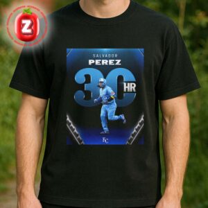 Salvador Perez Crushes His 30th Home Run For Kansas City Royals In 2025 MLB Season Unisex T-Shirt