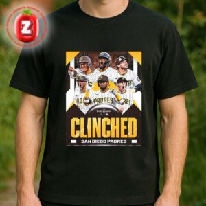 San Diego Padres Clinched Postseason MLB Baseball 2025 Unisex T-Shirt