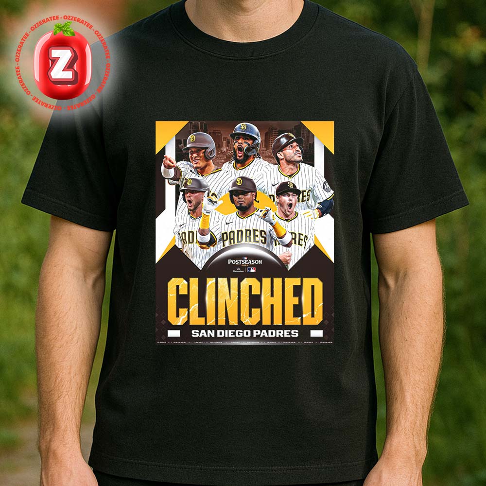 San Diego Padres Clinched Postseason MLB Baseball 2025 Unisex T-Shirt