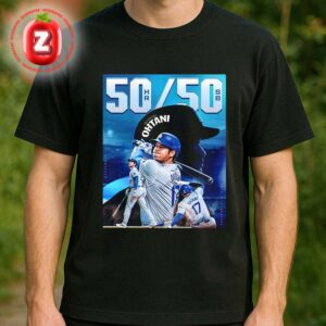Shohei Ohtani 50 Home Runs 50 Stolen Bases Season 2024 Los Angeles Dodgers History Unisex T-Shirt