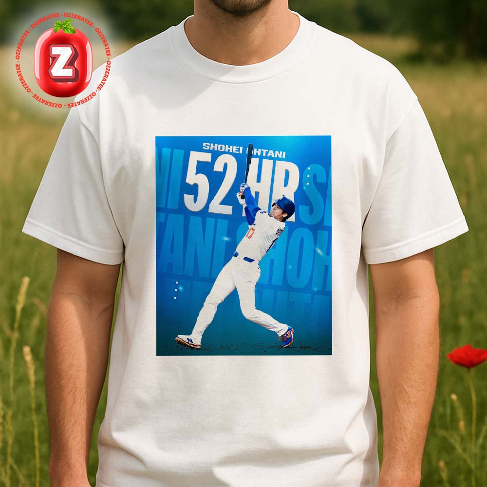 Shohei Ohtani 52 Home Runs Los Angeles Dodgers Power Hitting Highlight 2025 Unisex T-Shirt