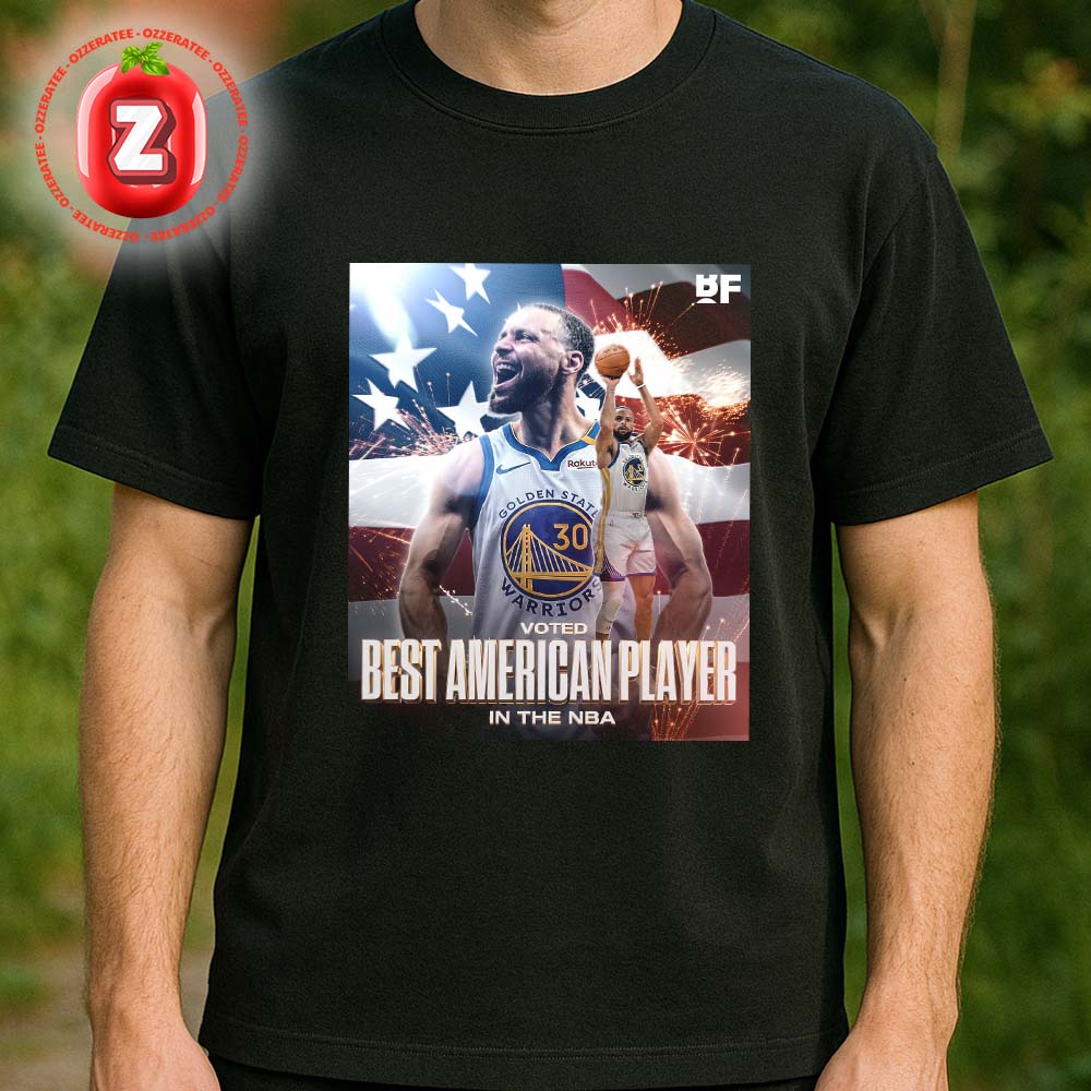 Stephen Curry Golden State Warriors Voted Best American Player NBA Basketball 2025 Unisex T-Shirt