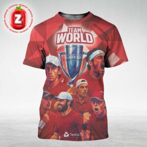 Team World Laver Cup 2025 Champions Geneva Tennis Tournament Victory All Over Print Shirt