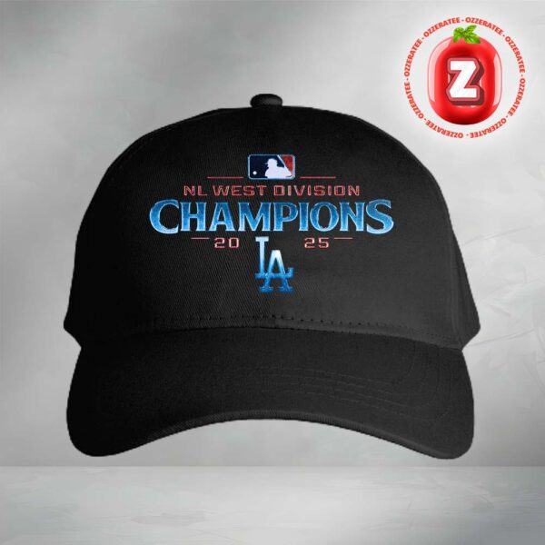 The Los Angeles Dodgers Is The 2025 National League West Division Champions Classic Cap Hat Snapback