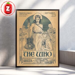 The Who Music Show At Rogers Arena In Vancouver BC On September 23 2025 Final Canada Show Artwork Home Decor Poster Canvas