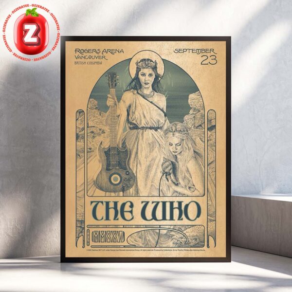 The Who Music Show At Rogers Arena In Vancouver BC On September 23 2025 Final Canada Show Artwork Home Decor Poster Canvas