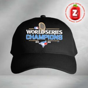 Toronto Blue Jays 2025 World Series AL East Division Champions MLB Trophy Graphic Classic Cap Hat Snapback