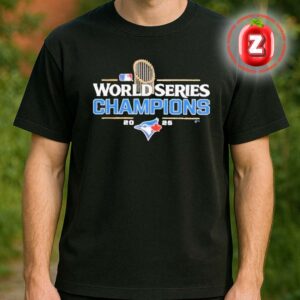 Toronto Blue Jays 2025 World Series AL East Division Champions MLB Trophy Graphic Unisex T-Shirt