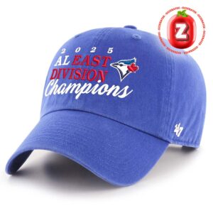 Toronto Blue Jays 47 Royal 2025 AL East Division Champions MLB Season Classic Cap Hat Snapback