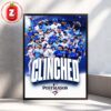 Toronto Blue Jays Postseason Bound 2025 MLB Playoff Celebration Home Decor Poster Canvas