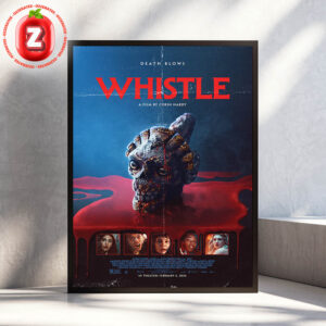 Whistle Movie New Poster Releasing On 2026 By Corin Hardy Horror Skull Artwork Home Decor Poster Canvas