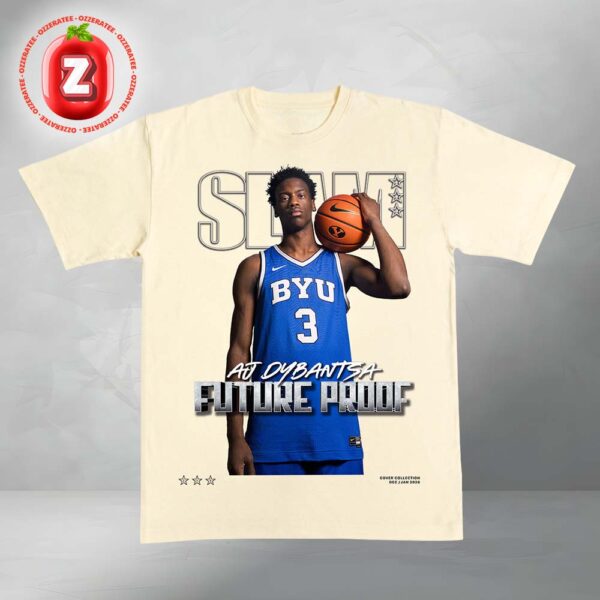 AJ Dybantsa BYU Cougars Future Proof SLAM 259 Cover Basketball Graphic Tee 2025 Unisex T-Shirt