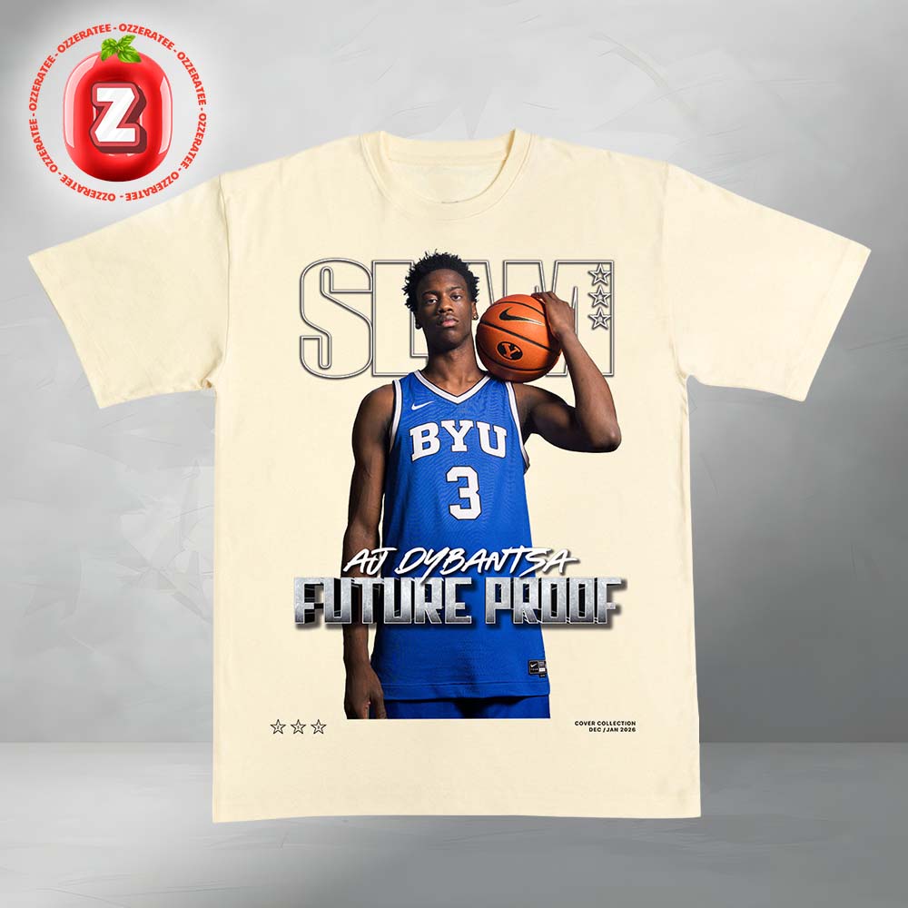 AJ Dybantsa BYU Cougars Future Proof SLAM 259 Cover Basketball Graphic Tee 2025 Unisex T-Shirt