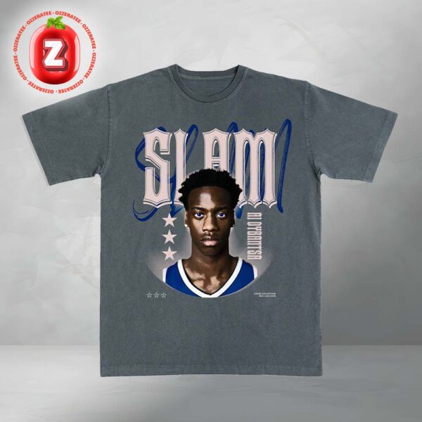 AJ Dybantsa BYU Cougars SLAM Remix Edition 2025 Basketball Portrait Graphic Unisex T-Shirt