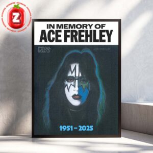 Ace Frehley 1951–2025 The Spaceman’s Final Encore Tribute Home Decor Poster Canvas