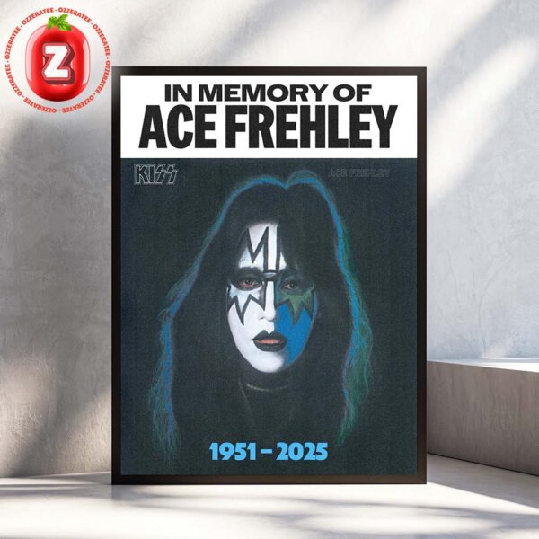 Ace Frehley 1951–2025 The Spaceman’s Final Encore Tribute Home Decor Poster Canvas