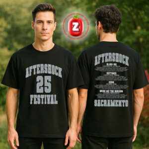 Aftershock Festival 2025 Athletics Two Sides Unisex T-Shirt