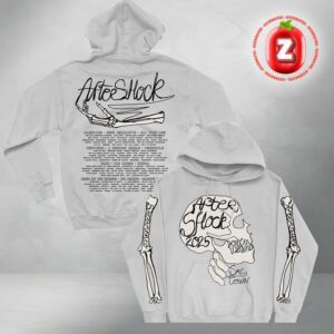 Aftershock Festival 2025 Bonez Smoke All Over Print Hoodie