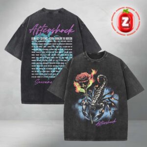 Aftershock Festival 2025 Love Hurts Mineral Washed Tee