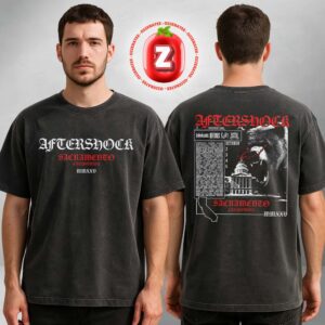 Aftershock Festival 2025 Seeing Red Unisex Washed Tee