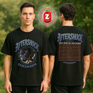 Aftershock Festival 2025 Sharp Tongue Two Sides Unisex T-Shirt