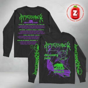Aftershock Festival 2025 Shocking Green All Over Print Long Sleeve