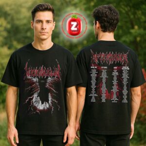 Aftershock Festival 2025 The Upside Down Two Sides Unisex T-Shirt