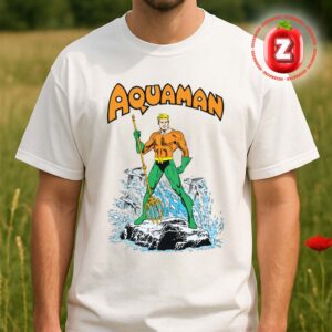Aquaman King of Atlantis Retro Comic Style Shirt DC Comics Unisex T-Shirt