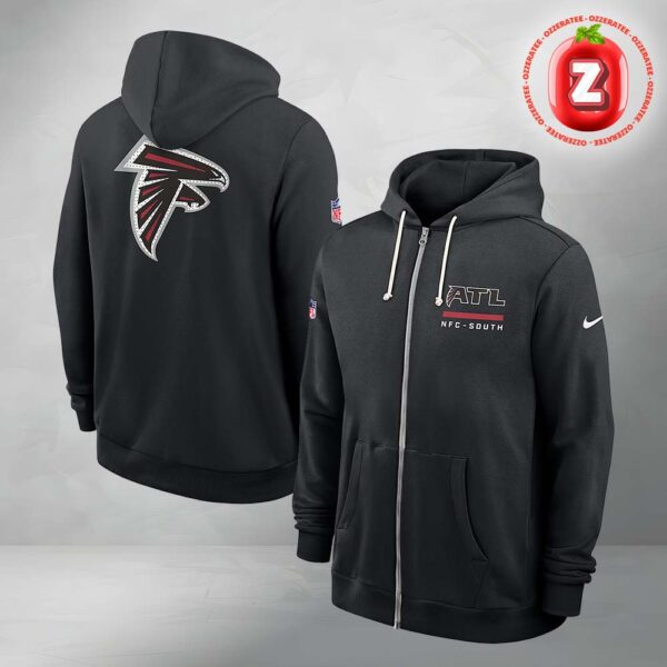 Atlanta Falcons Utility Player Sideline Nike NFL Zip Hoodie