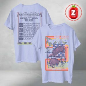 Austin City Limits Music Festival 2025 Dillo Lineup Two Sides Unisex T-Shirt
