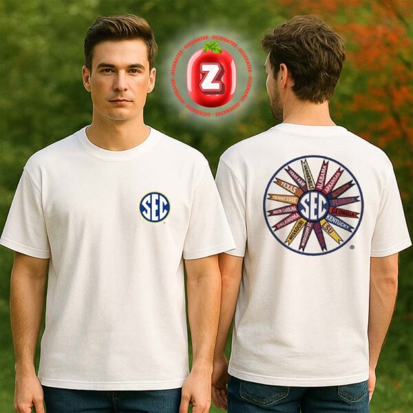 B-Unlimited SEC White Pinwheel Two Sides Unisex T Shirt