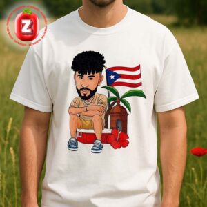 Bad Bunny Puerto Rico Flag Summer 2025 Unisex T-Shirt