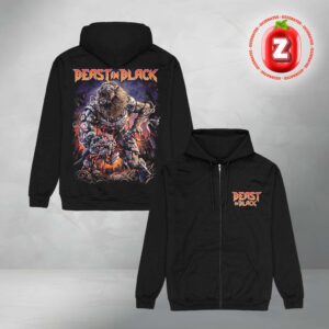 Beast In Black Cyber Apocalypse Two Sides Unisex Zip Hoodie