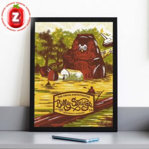 Billy Strings Concert Poster At The Orion Amphitheater In Huntsville AL On October 24 2025 Giant Beaver Artwork Home Decor Poster Canvas Billy Strings Concert Poster At The Orion Amphitheater In Huntsville AL On October 24 2025 Giant Beaver Artwork Home Decor Poster Canvas