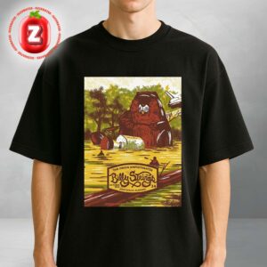 Billy Strings Concert Poster At The Orion Amphitheater In Huntsville AL On October 24 2025 Giant Beaver Artwork Unisex T-Shirt Billy Strings Concert Poster At The Orion Amphitheater In Huntsville AL On October 24 2025 Giant Beaver Artwork Unisex T-Shirt