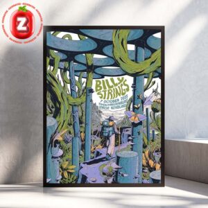 Billy Strings Concert Poster At TivoliVredenburg In Utrecht Netherlands On October 7 2025 Utrecht Night Show Nature Adventure Artwork Home Decor Poster Canvas
