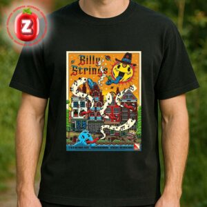Billy Strings Concert Poster In Utrecht Netherlands At TivoliVredenburg On October 7 And 8 2025 Unisex T-Shirt