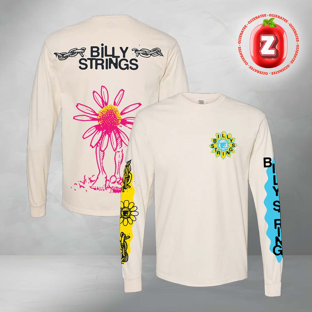 Billy Strings Seeing Flower Champagne Rodman Unisex Long Sleeve Tee Billy Strings Seeing Flower Champagne Rodman Unisex Long Sleeve Tee