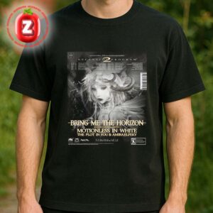 Bring Me The Horizon Tour Poster At Multiple Arenas In North America On Spring 2026 Unisex T-Shirt