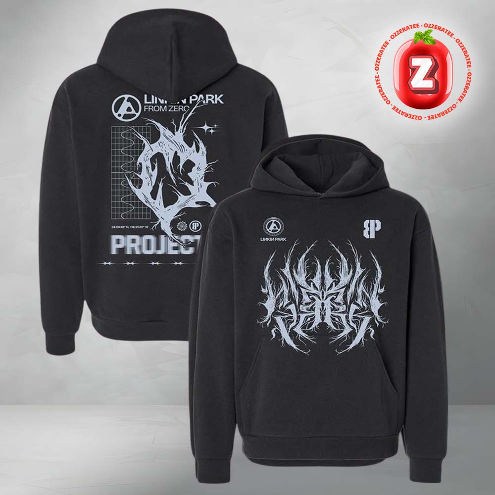 Brooklyn Projects x Linkin Park Spider All Over Print Black Hoodie