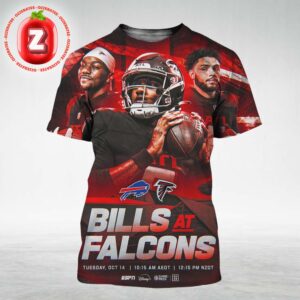 Buffalo Bills Vs Atlanta Falcons NFL Week 7 2025 Mercedes Benz Stadium Prime Time Showdown All Over Print Shirt