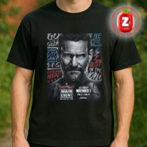 CM Punk WWE Saturday Night Main Event Poster Salt Lake City Utah November 2025 Best In The World Edition Unisex T-Shirt